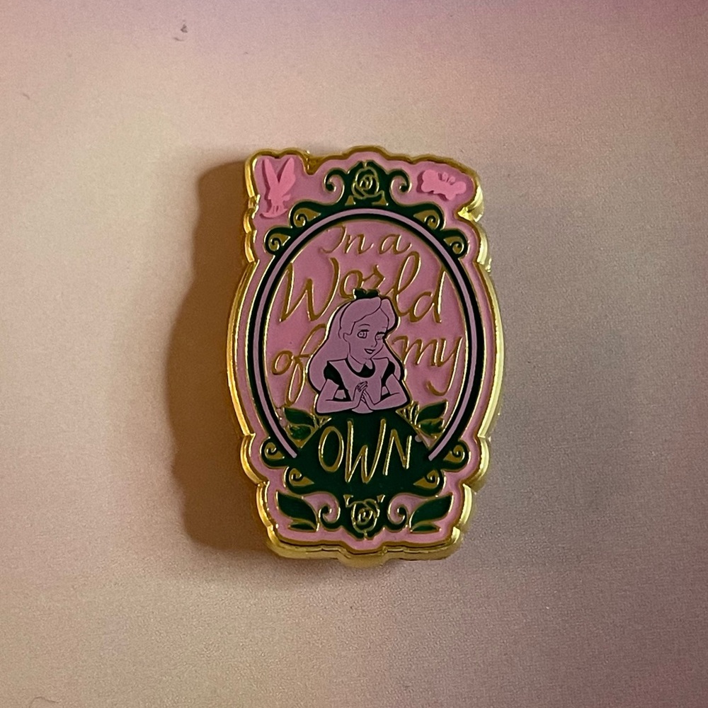 Loungefly Disney Alice in Wonderland In a World of My Own Enamel Pin